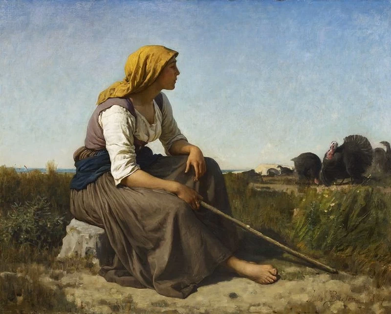 Custode di tacchino, 1864